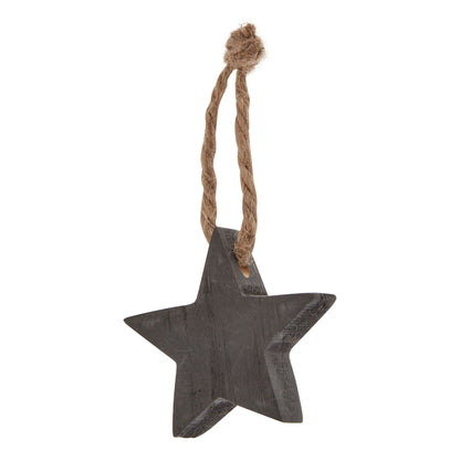 Pack Of 90 Wooden Star Hanging Decorations - Luxe Home Comforts