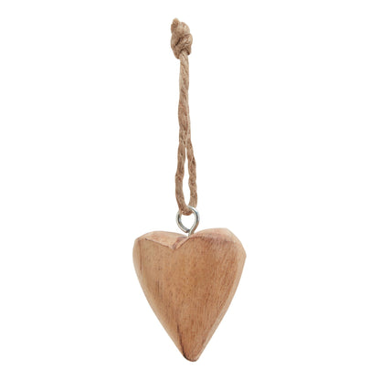 Pack Of 90 Wooden Heart Hanging Decorations - Luxe Home Comforts