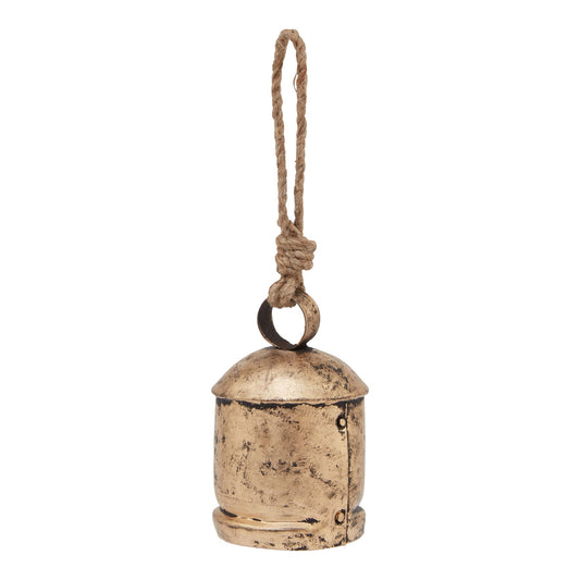 Antique Gold Bell Bauble - Luxe Home Comforts