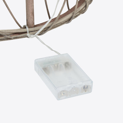 Small LED Wicker Christmas Tree With Star - Luxe Home Comforts