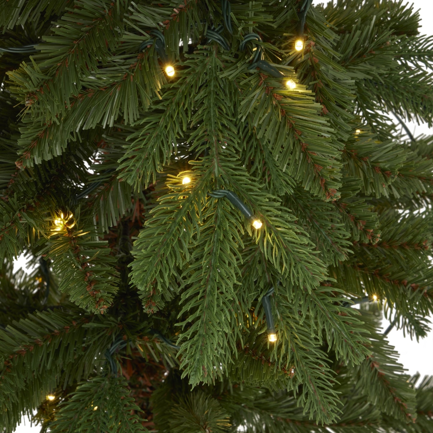 Slim Green Woodland Pre-Lit 200 Led Christmas Tree - Luxe Home Comforts