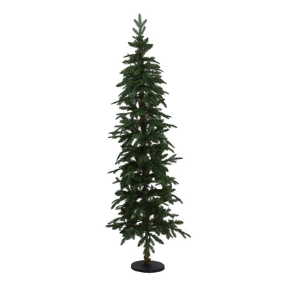 Slim Green Woodland Pre-Lit 200 Led Christmas Tree - Luxe Home Comforts