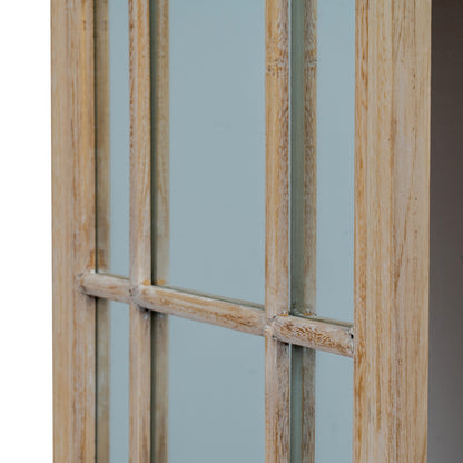 Washed Wood Tall Arched Mirror