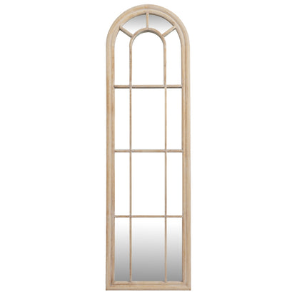 Washed Wood Tall Arched Mirror