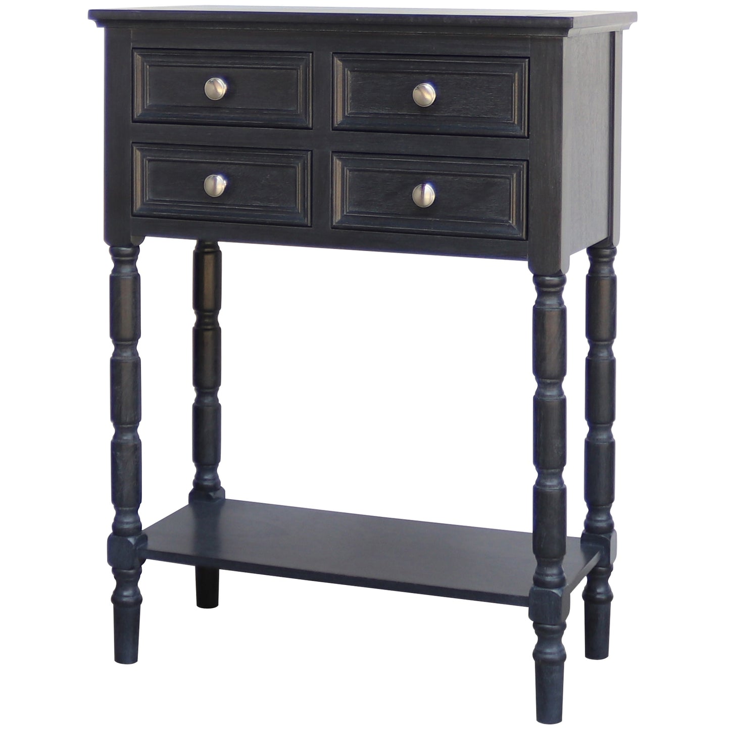 Contour Collection 4 Drawer Side Table - Luxe Home Comforts