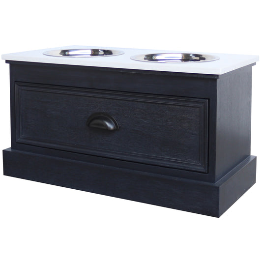 Contour Collection Pet Feeder Table - Luxe Home Comforts