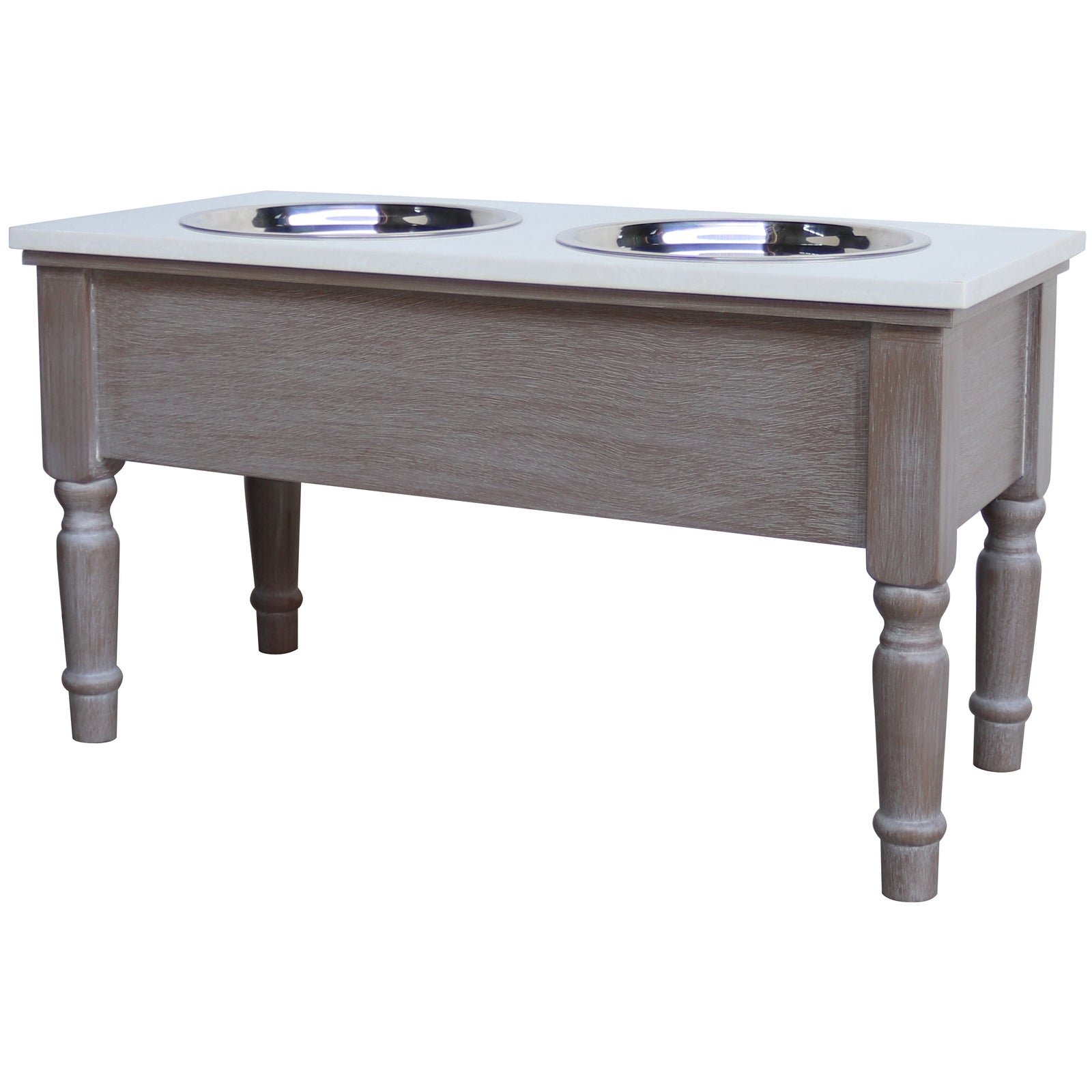 Serene Collection Pet Feeder Table - Luxe Home Comforts
