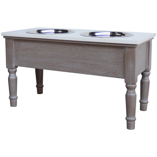 Serene Collection Pet Feeder Table - Luxe Home Comforts