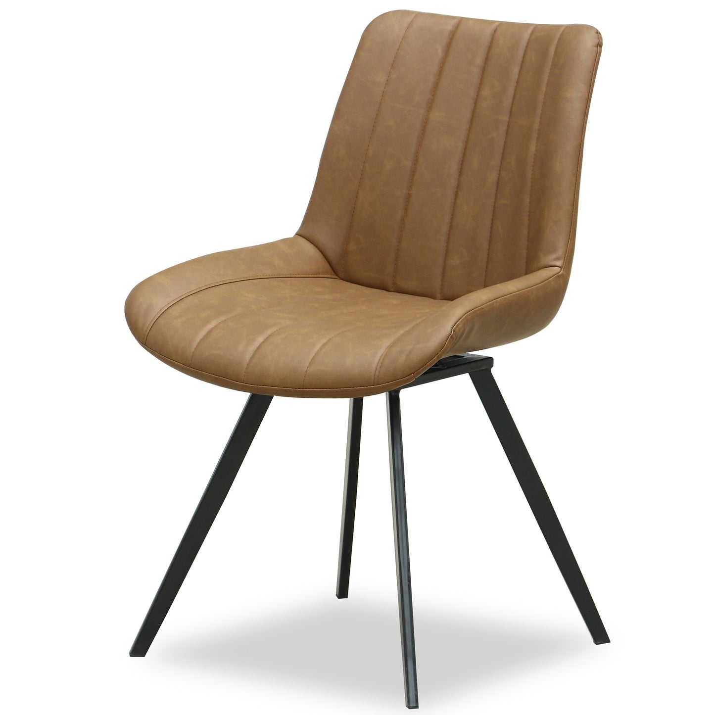 Malmo Tan Swivel Dining Chair - Luxe Home Comforts