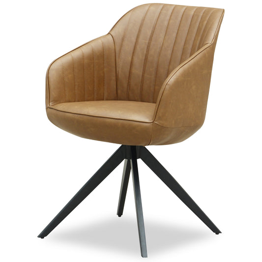Uppsala Tan Chair - Luxe Home Comforts