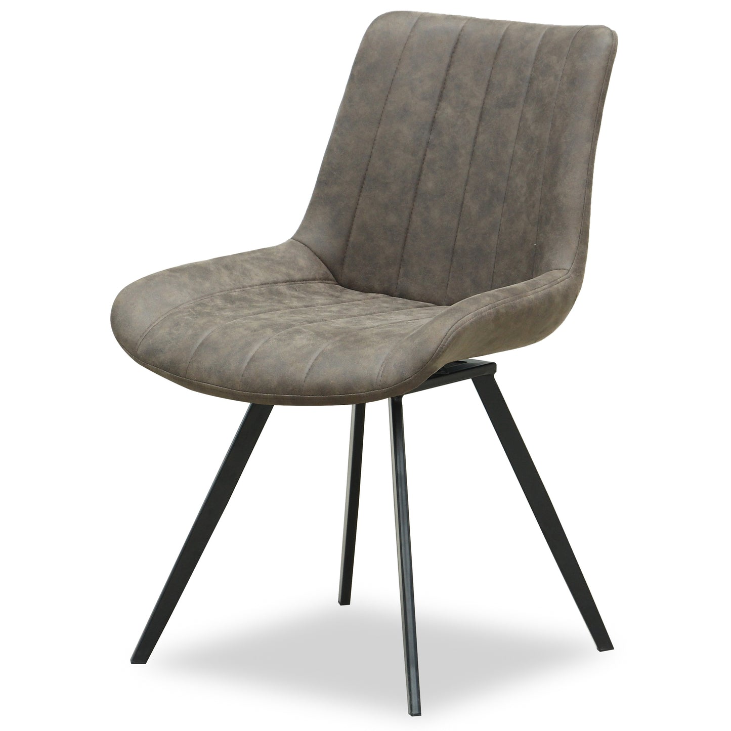 Malmo Coffee Swivel Dining Chair - Luxe Home Comforts