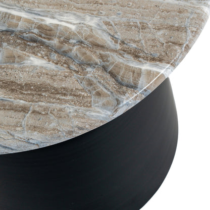 Oura Round Side Table - Luxe Home Comforts