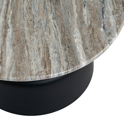 Oura Round Coffee Table - Luxe Home Comforts