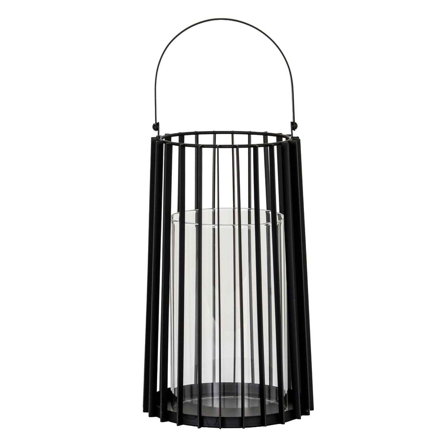 Lynk Large Lantern With Handle And Glass Candle Holder - Luxe Home Comforts