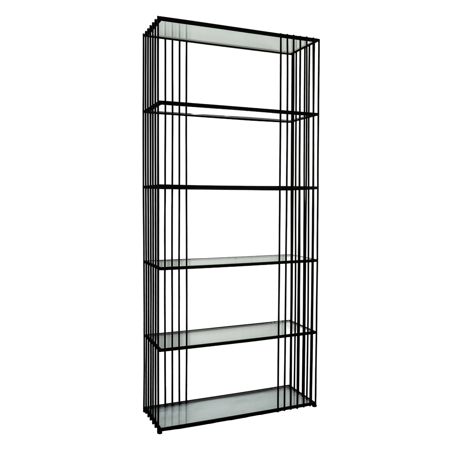 Alto Shelf Unit With Glass Shelves - Luxe Home Comforts