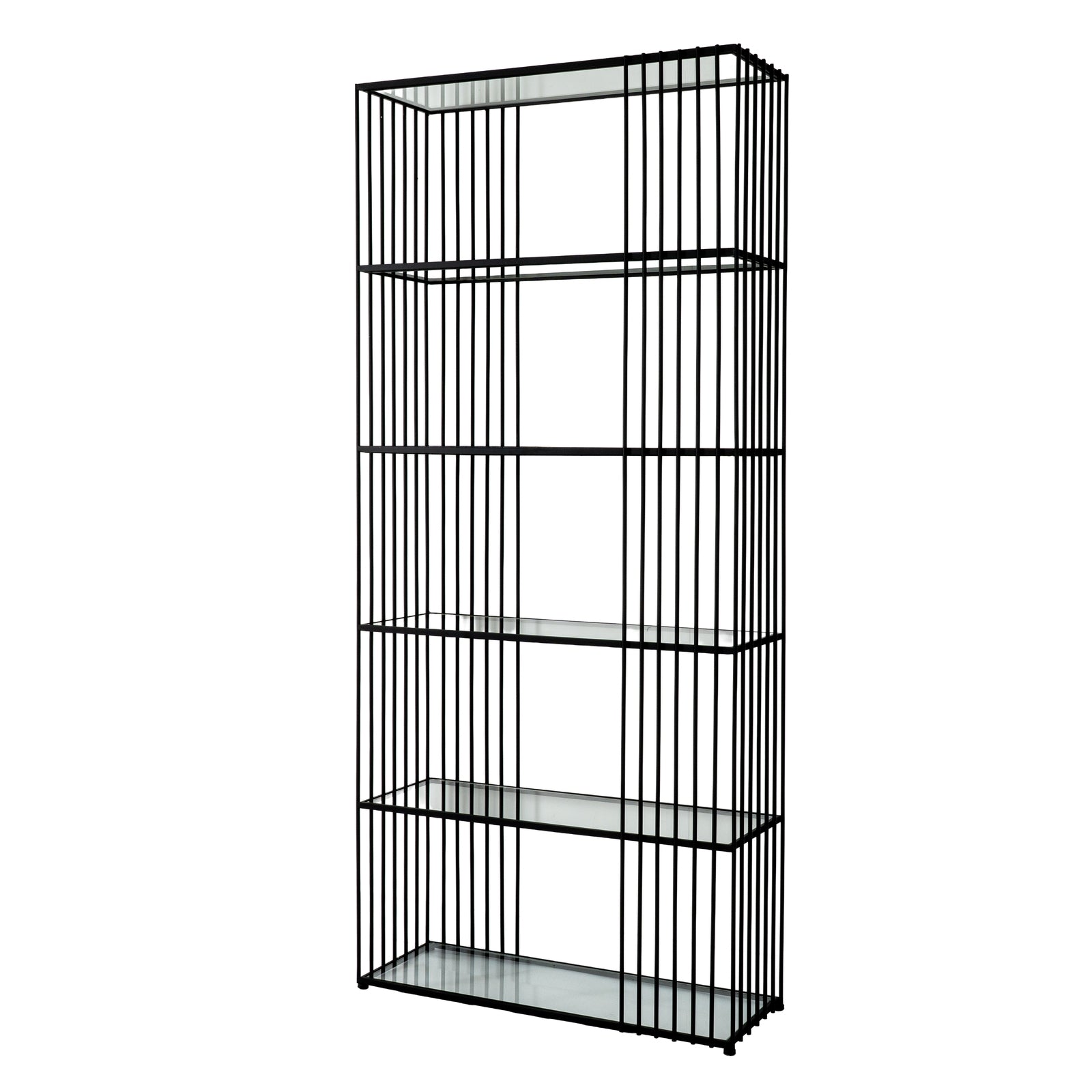 Alto Shelf Unit With Glass Shelves - Luxe Home Comforts