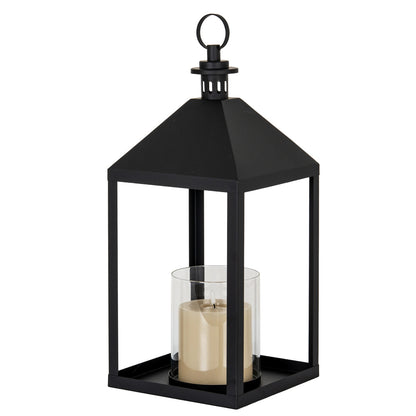 Astra Large Lantern With Glass Candle Holder - Luxe Home Comforts
