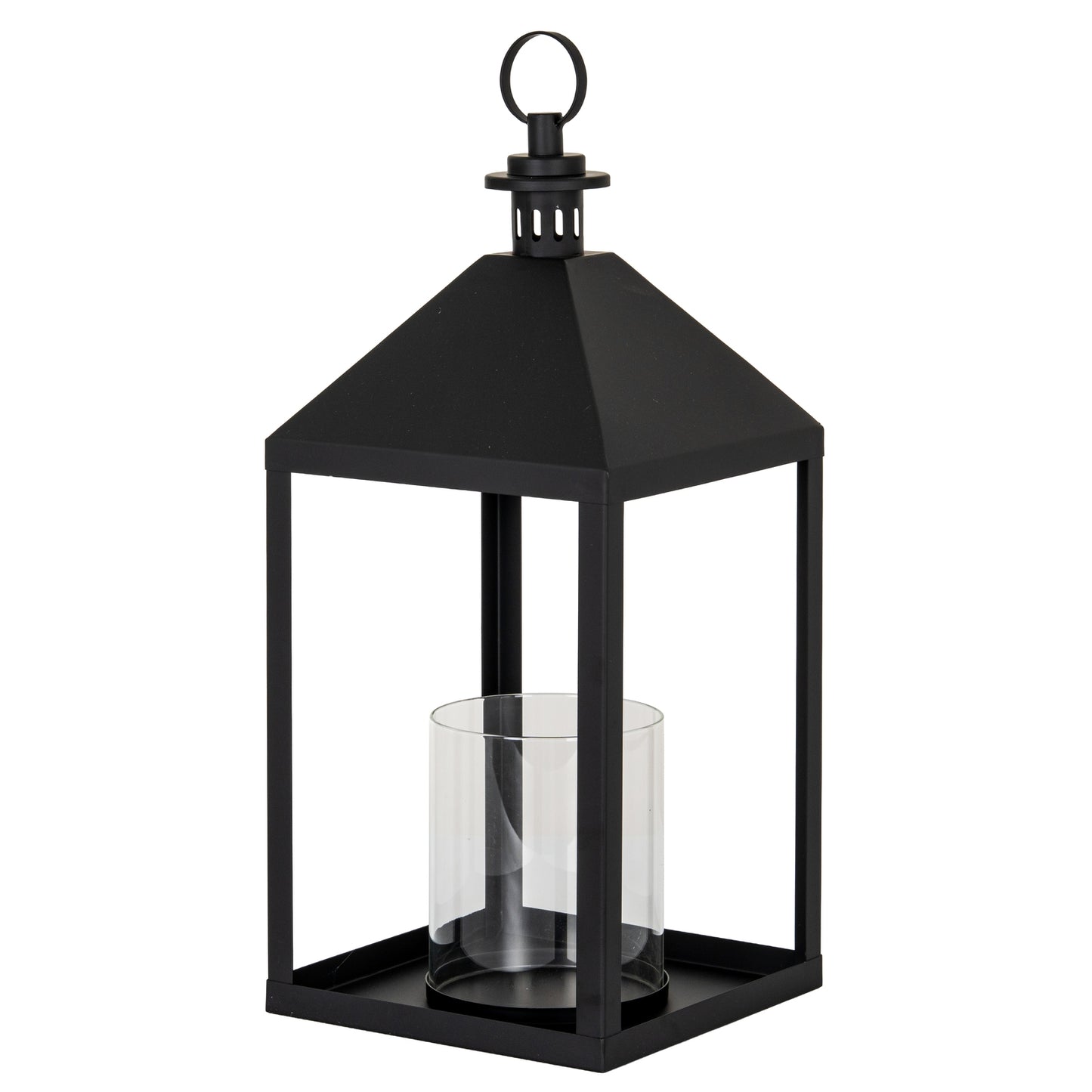 Astra Large Lantern With Glass Candle Holder - Luxe Home Comforts
