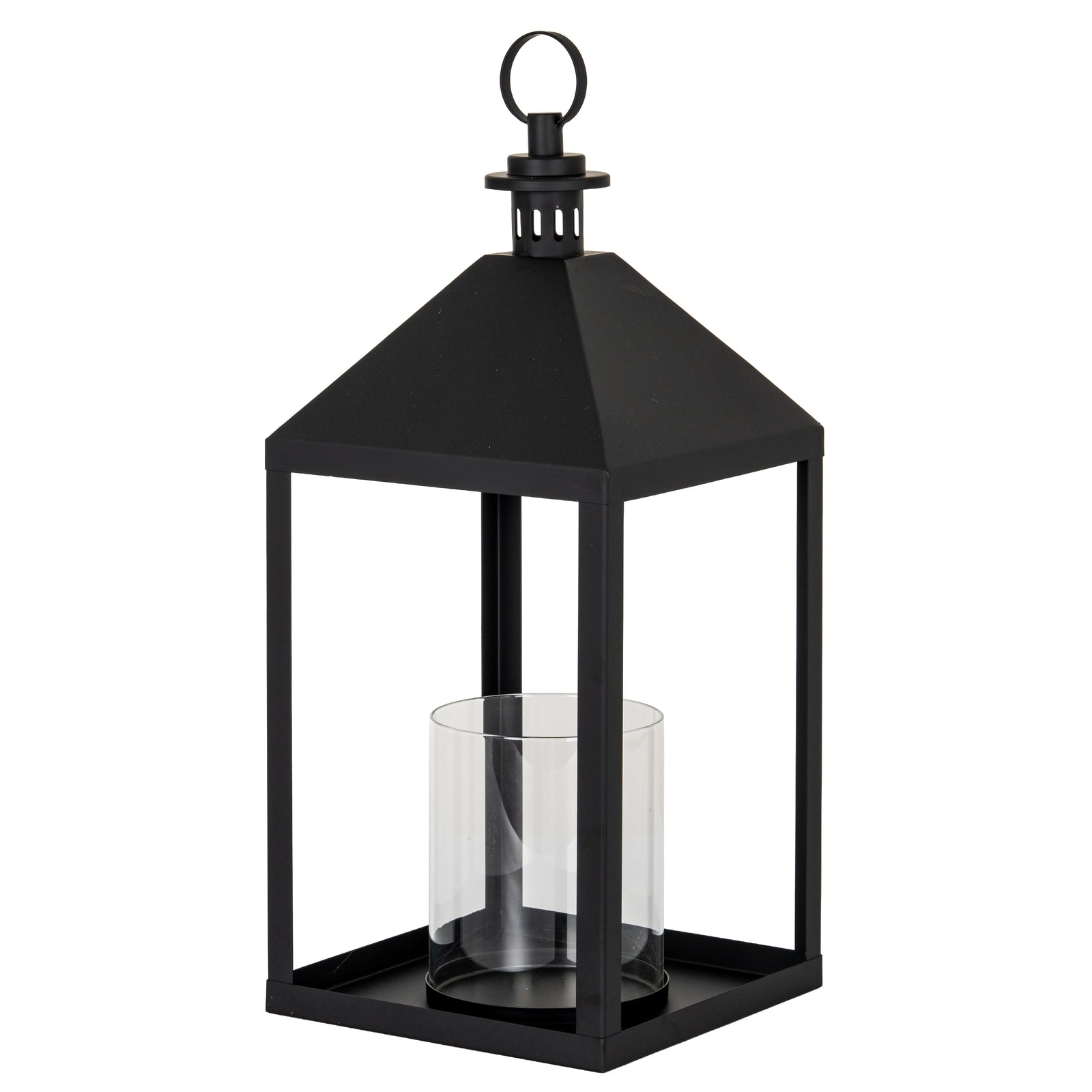 Astra Large Lantern With Glass Candle Holder - Luxe Home Comforts