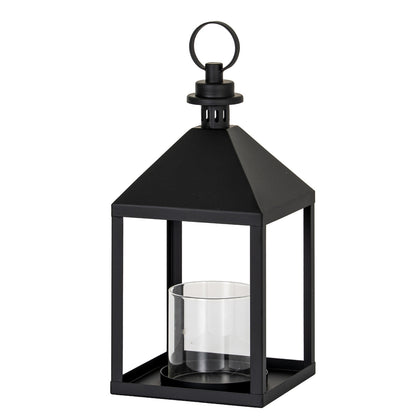 Astra Medium Lantern With Glass Candle Holder - Luxe Home Comforts