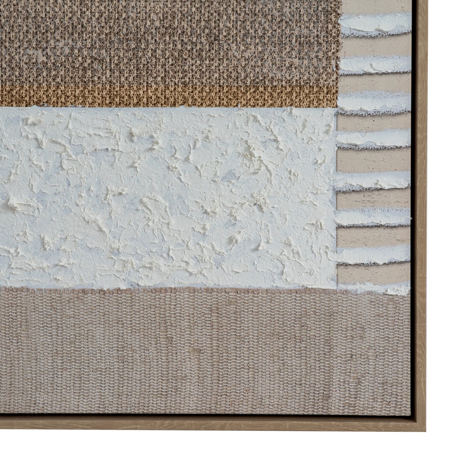 Petra Hand Painted Canvas In Frame - Luxe Home Comforts