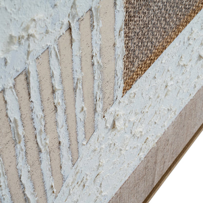 Petra Hand Painted Canvas In Frame - Luxe Home Comforts