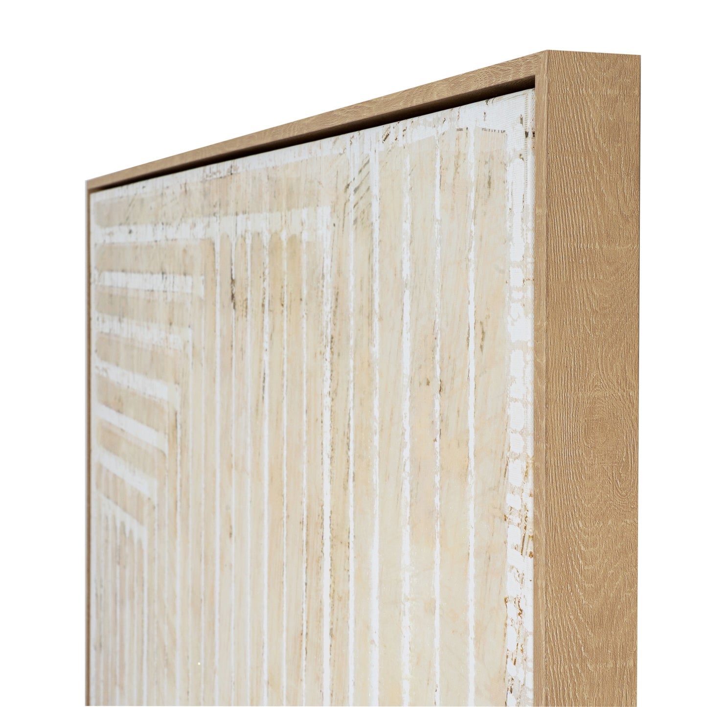 Tellura Hand Painted Canvas In Frame - Luxe Home Comforts