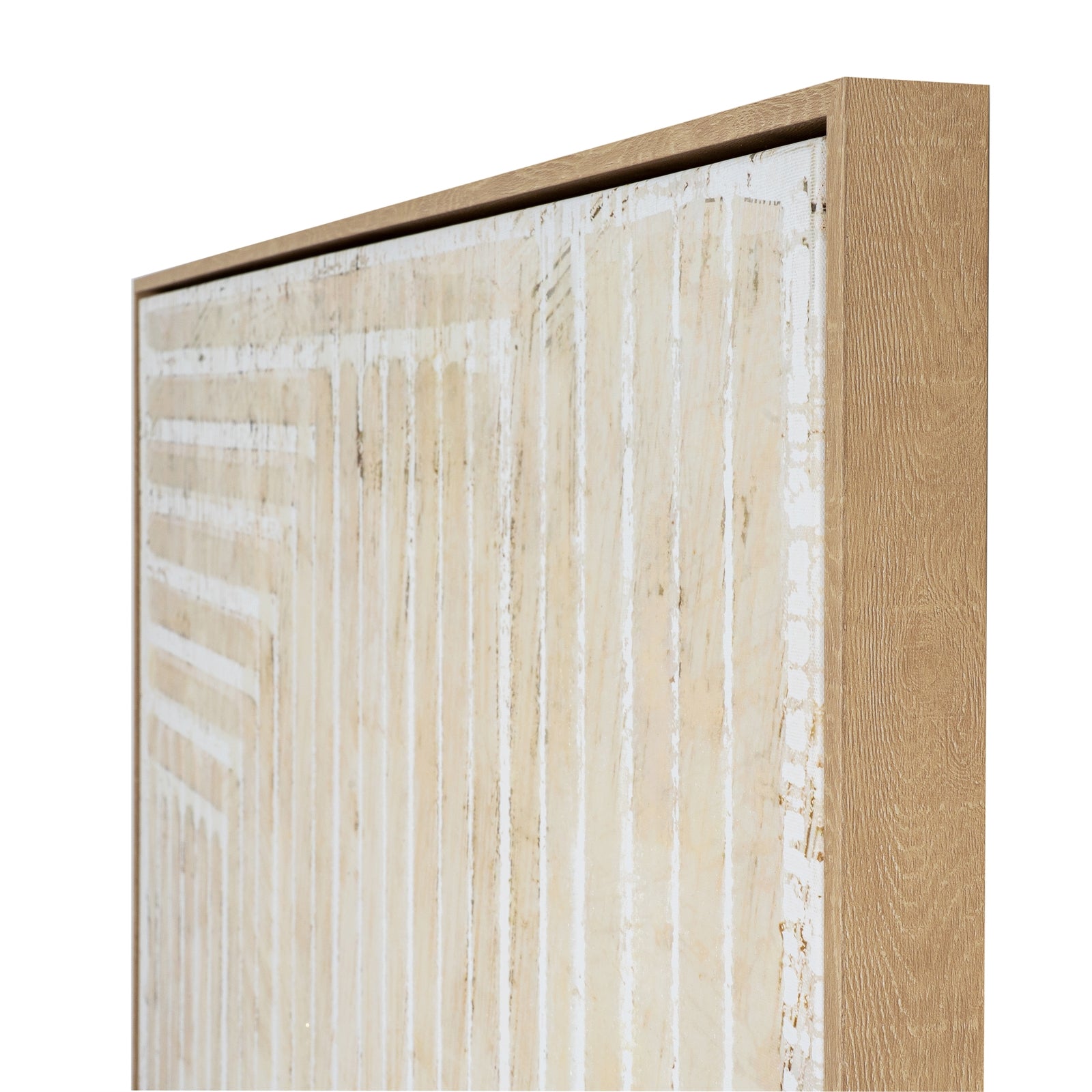 Tellura Hand Painted Canvas In Frame - Luxe Home Comforts