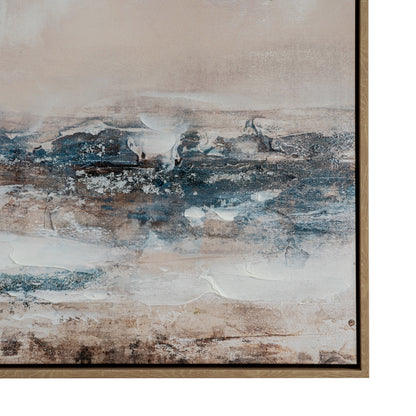 Veydra Hand Painted Canvas In Frame - Luxe Home Comforts