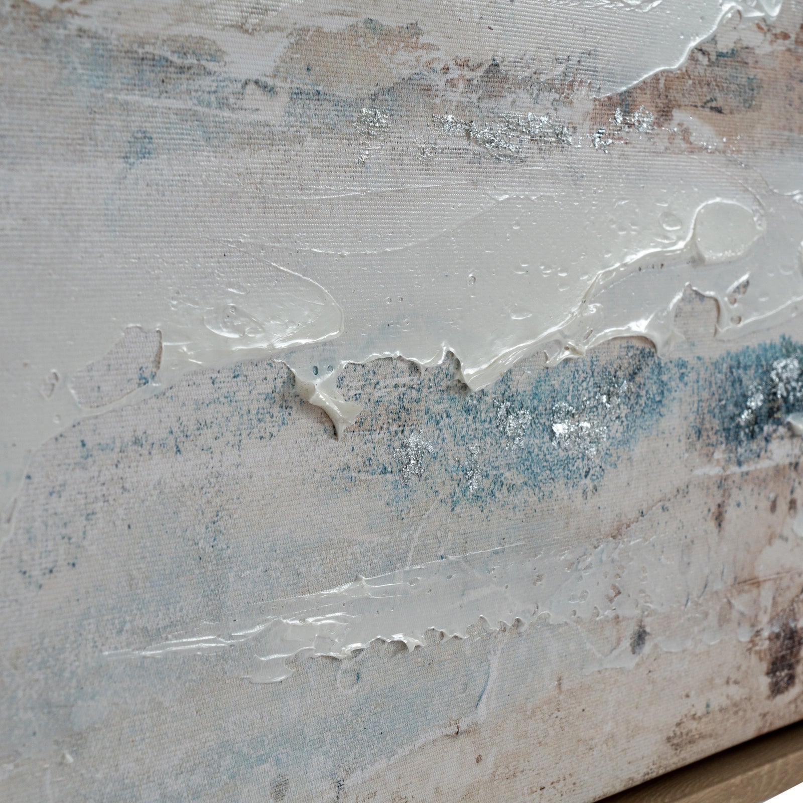 Veydra Hand Painted Canvas In Frame - Luxe Home Comforts