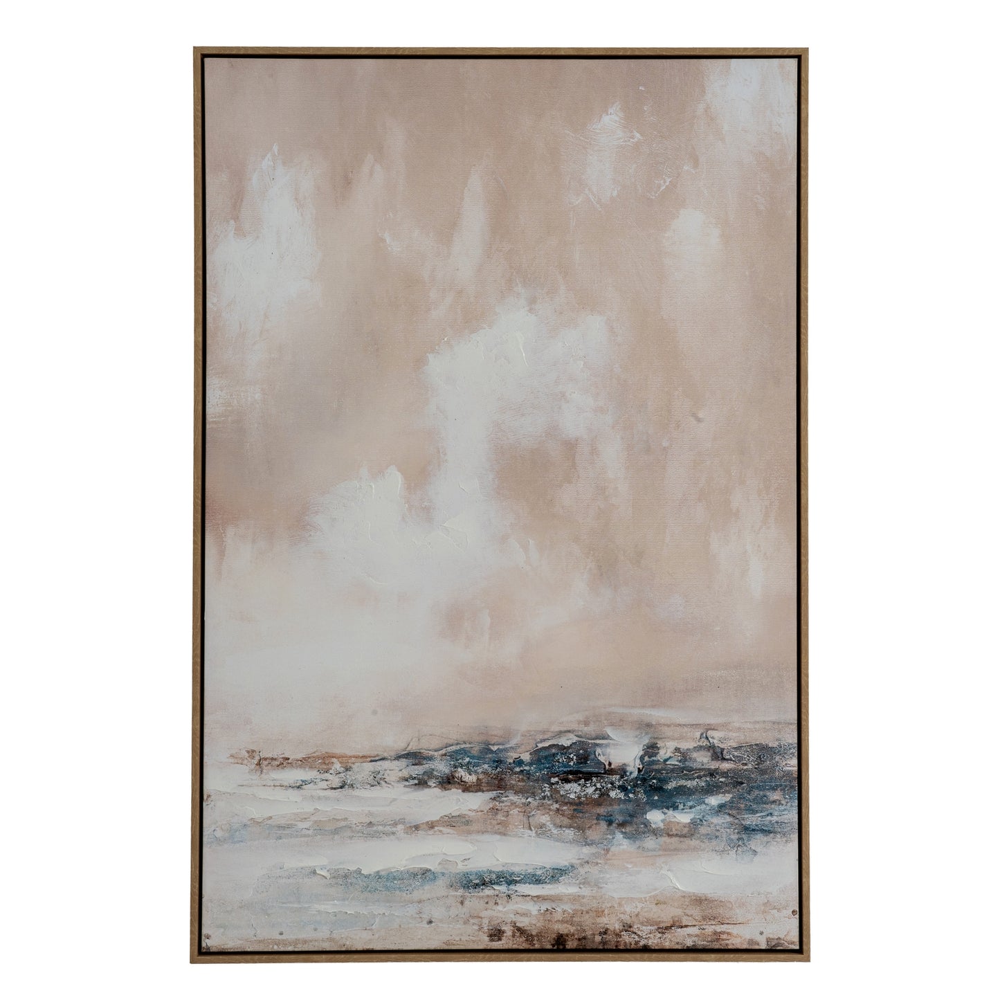 Veydra Hand Painted Canvas In Frame - Luxe Home Comforts