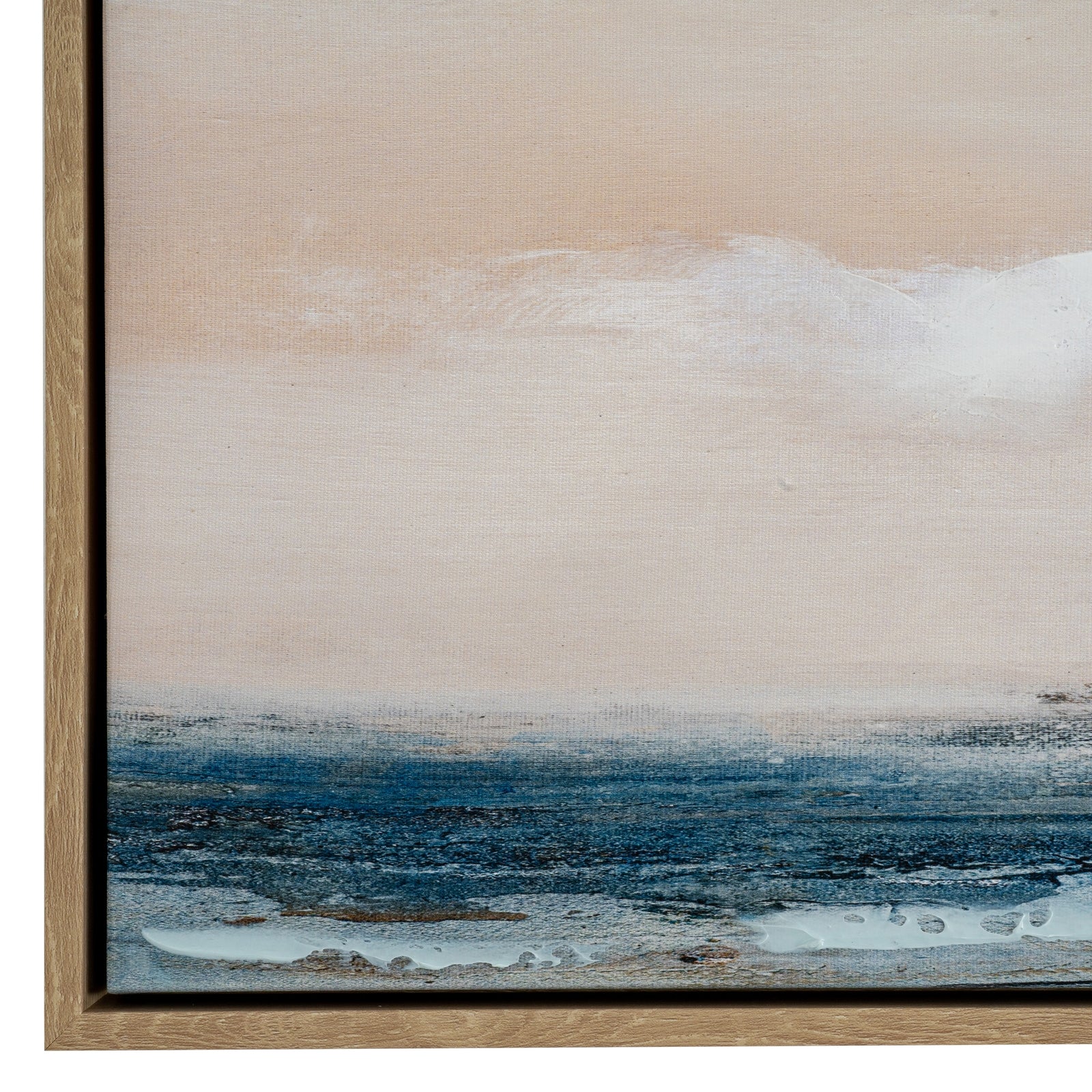 Ondra Hand Painted Canvas In Frame - Luxe Home Comforts