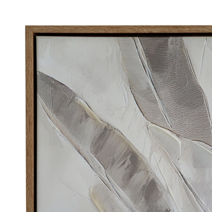 Folira Hand Painted Canvas In Frame - Luxe Home Comforts