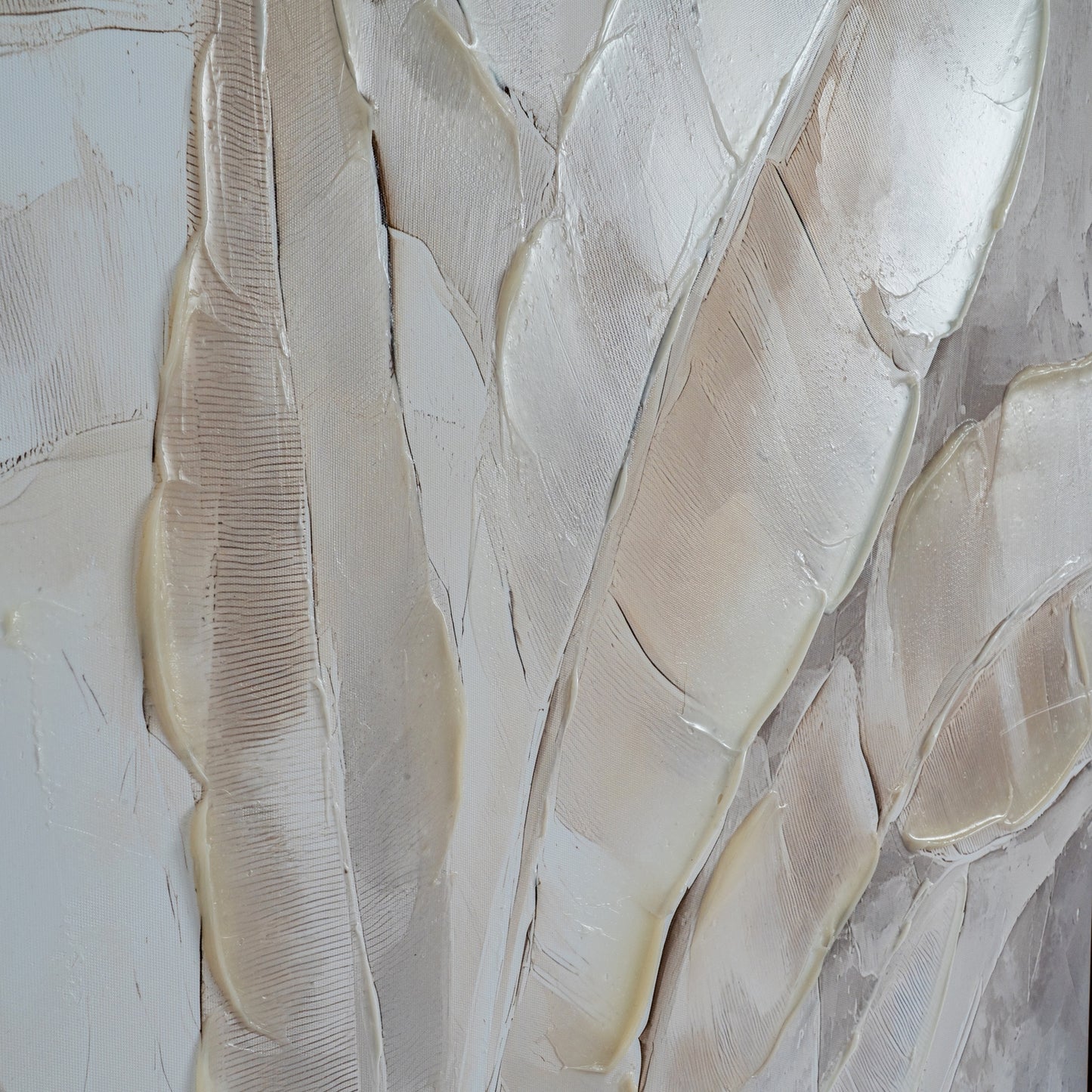 Folira Hand Painted Canvas In Frame - Luxe Home Comforts