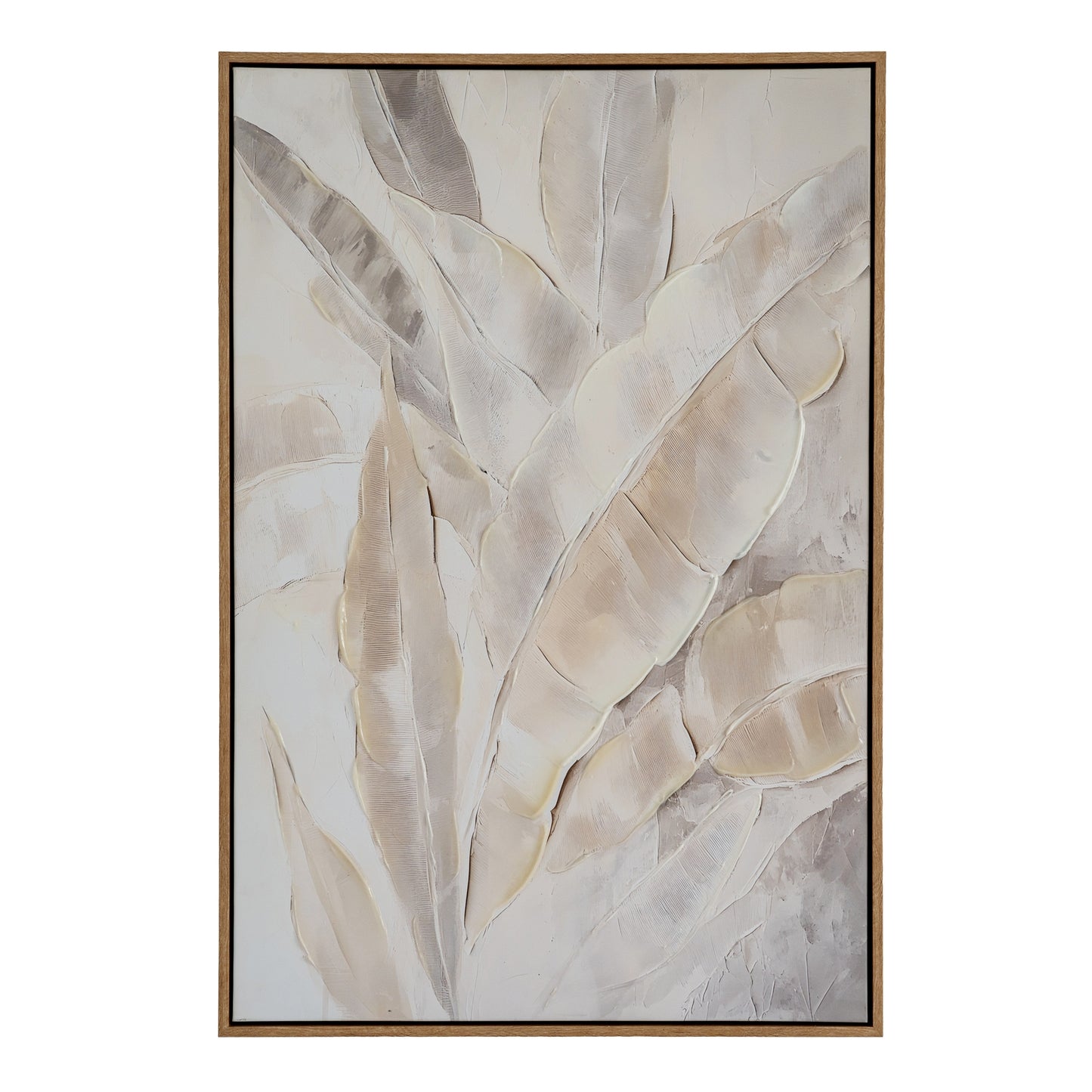 Folira Hand Painted Canvas In Frame - Luxe Home Comforts
