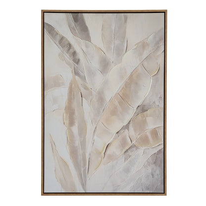 Folira Hand Painted Canvas In Frame - Luxe Home Comforts