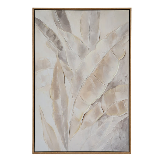 Folira Hand Painted Canvas In Frame - Luxe Home Comforts