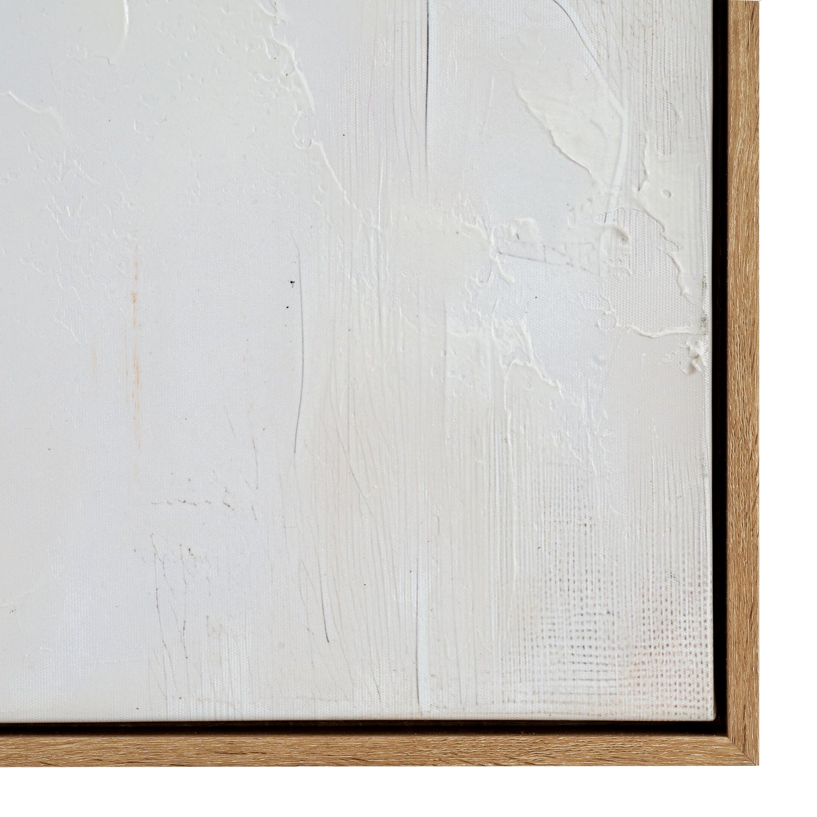 Ashenra Hand Painted Canvas In Frame - Luxe Home Comforts