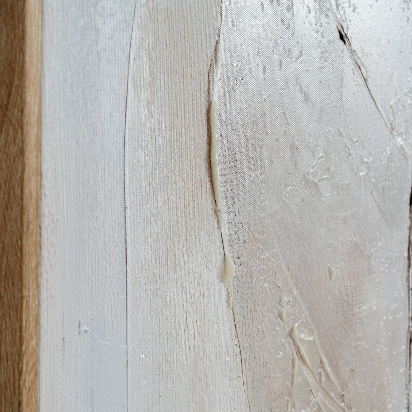 Ashenra Hand Painted Canvas In Frame - Luxe Home Comforts