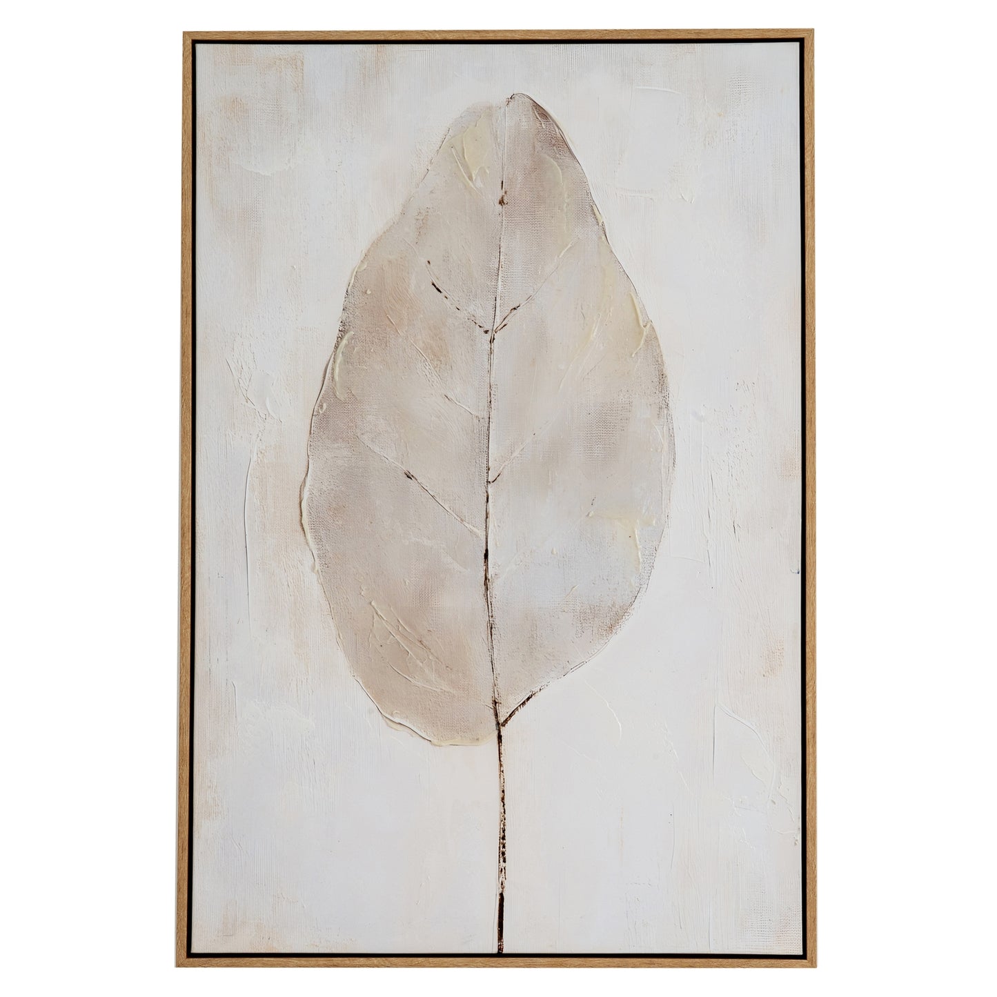 Ashenra Hand Painted Canvas In Frame - Luxe Home Comforts