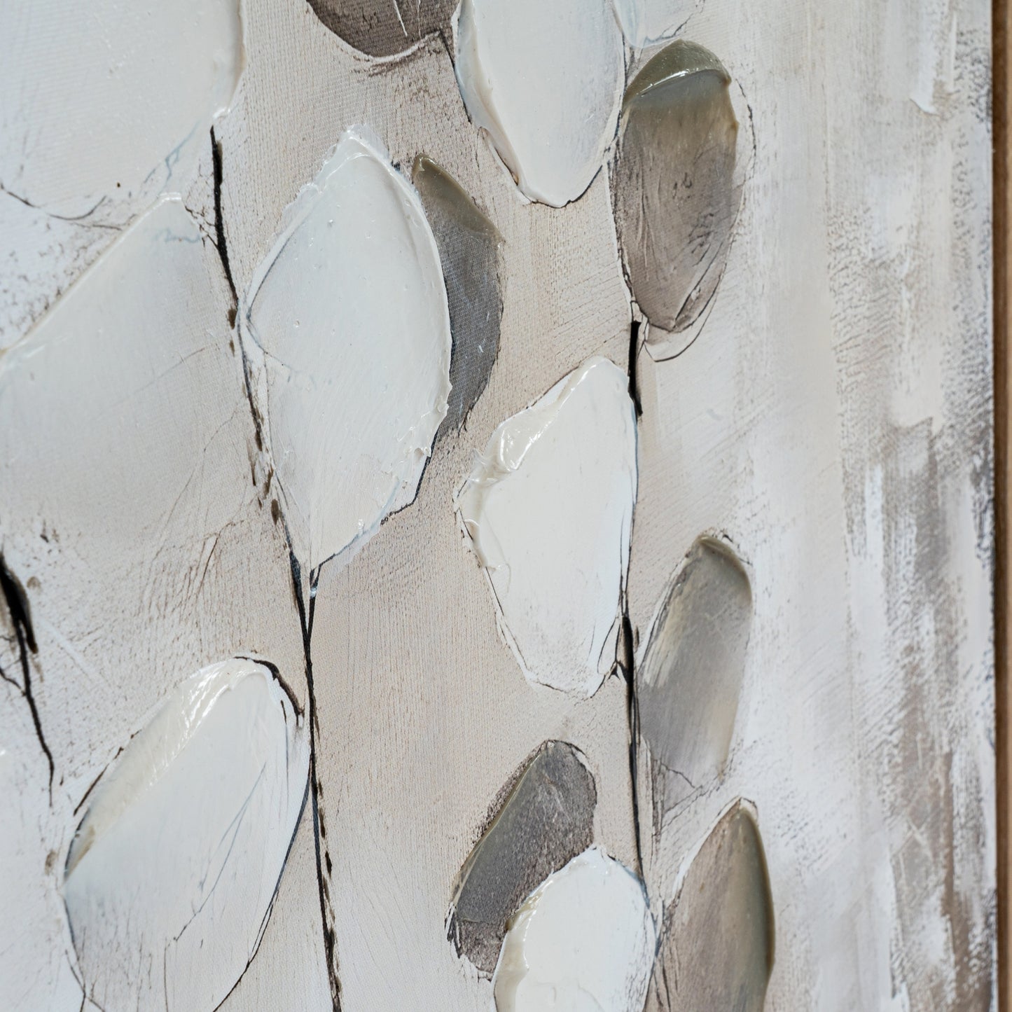 Mistora Hand Painted Canvas In Frame - Luxe Home Comforts