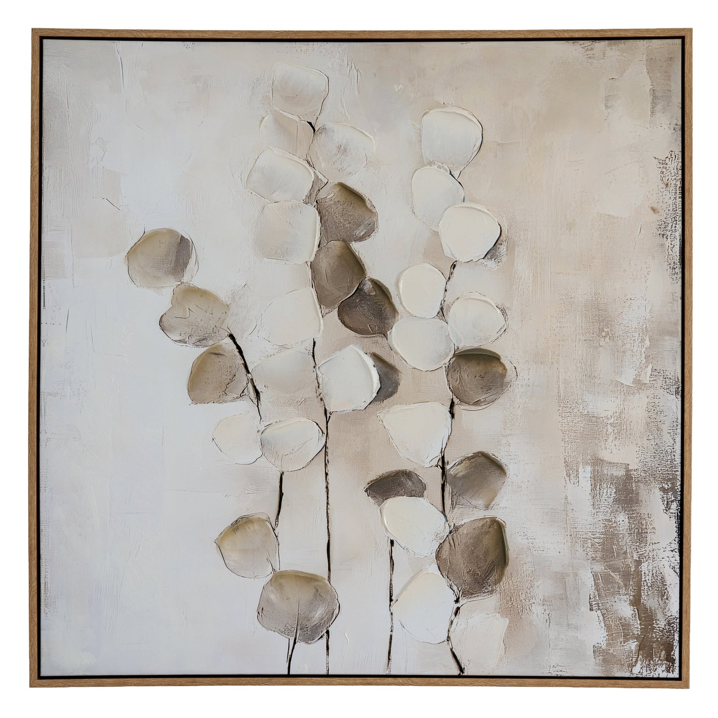 Mistora Hand Painted Canvas In Frame - Luxe Home Comforts