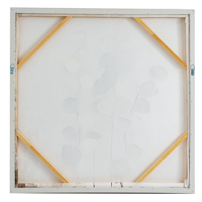 Silvra Hand Painted Canvas In Frame - Luxe Home Comforts