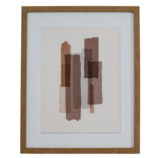 Tydis Art Mounted In Wooden Frame - Luxe Home Comforts