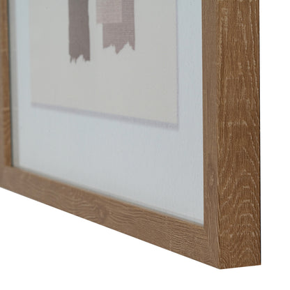 Terran Art Mounted In Wooden Frame - Luxe Home Comforts