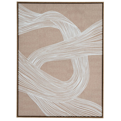 Clayre Line Art In Frame - Luxe Home Comforts