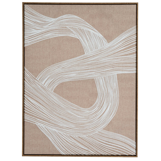 Clayre Line Art In Frame - Luxe Home Comforts