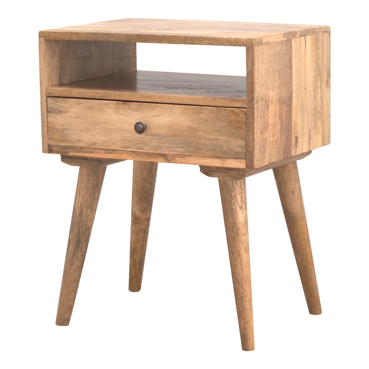 Modern Bedside Table with Open Slot