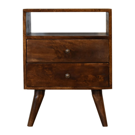 Classic Chestnut Bedside Table