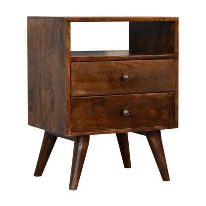 Classic Chestnut Bedside Table